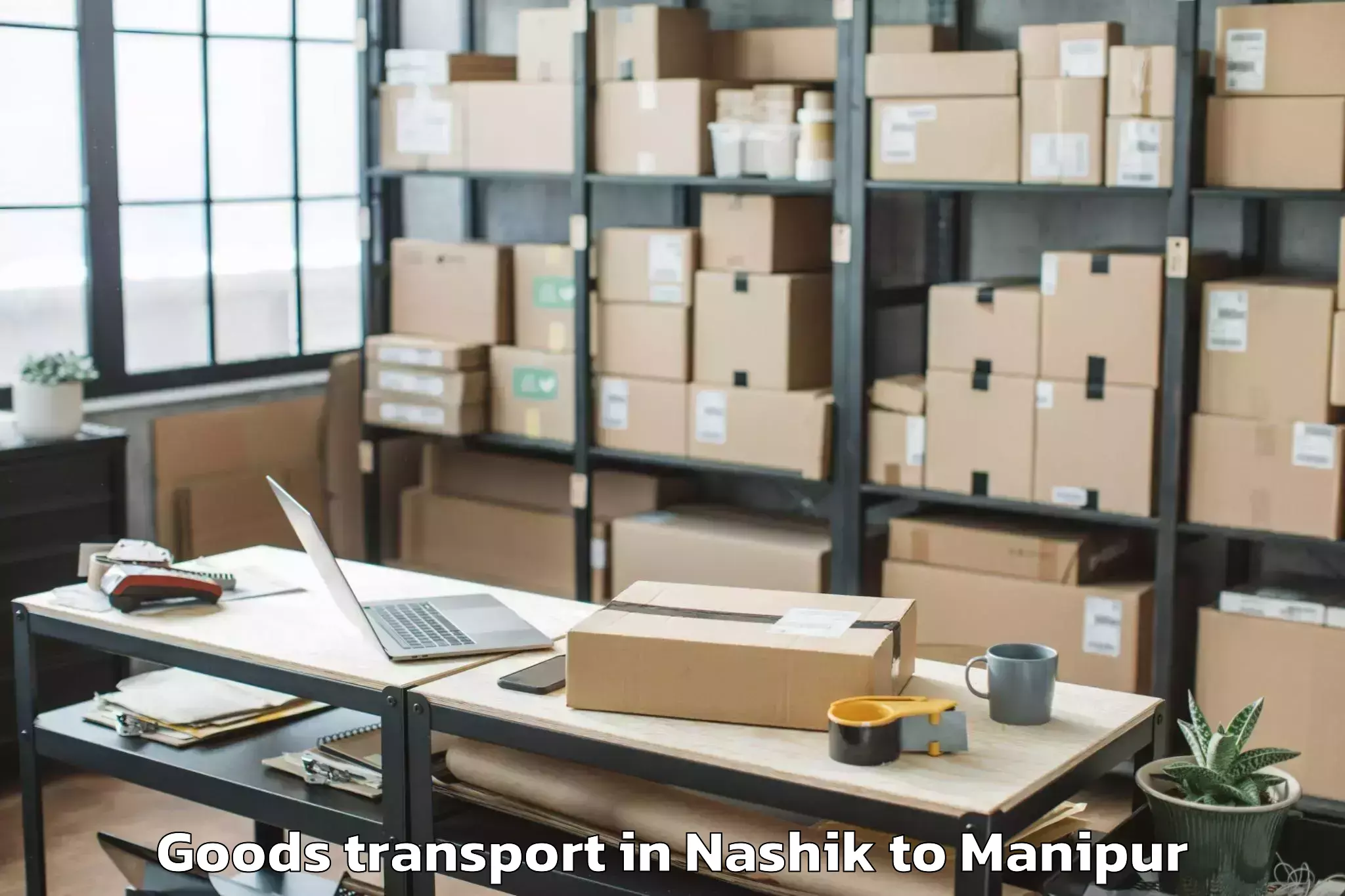 Reliable Nashik to Tengnoupal Goods Transport